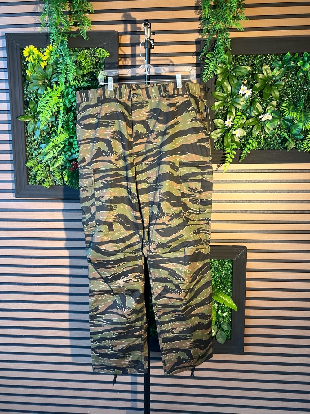 Rothco Tiger Stripe Camouflage Pants in Olive, Brown, Black
